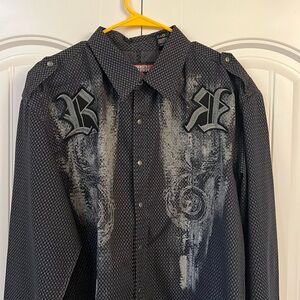 Rock & Roll Cowboy XL button down shirt.
